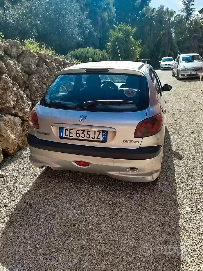 Usata Peugeot 206 68 CV (50 kW) 2006 Grigio Berlina