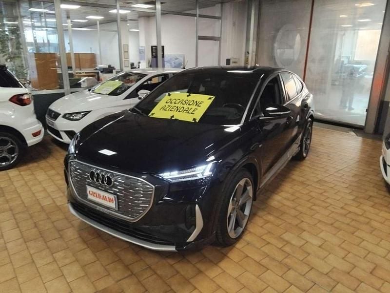 Usata Audi Q4 e-tron S-Line 69 kW (95 CV) 2021 Nero mito / metallizzato SUV