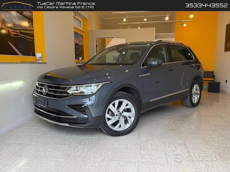 Usata VW Tiguan Elegance 150 CV (110 kW) 2021 Grigio SUV
