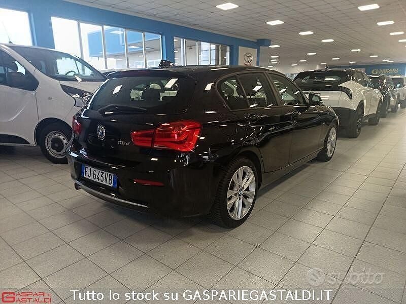Usata BMW 116 Efficient Dynamics 116 CV (85 kW) 2017 Grigio Utilitaria