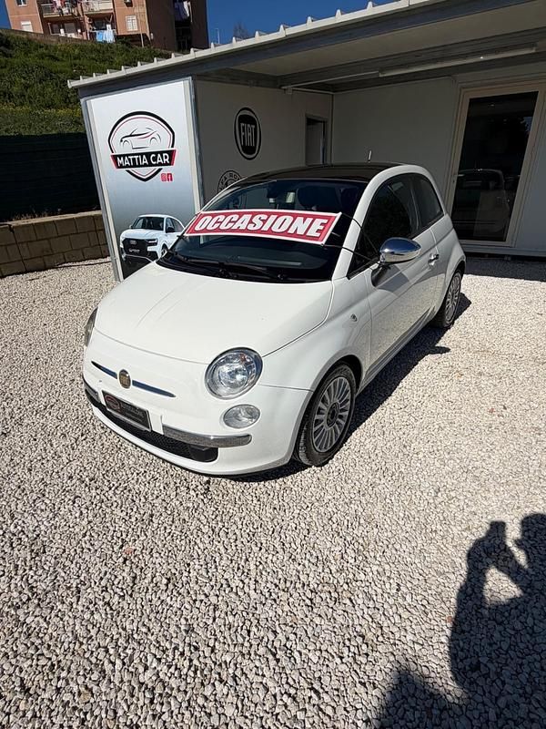 Usata Fiat 500 Lounge 95 CV (69 kW) 2011 Bianco Berlina