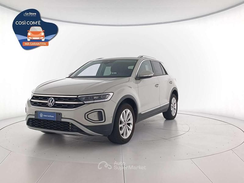 Ascot grey Usata 2023 VW T-Roc Style SUV | 27.500 € (Cara) - Immagine 1/4