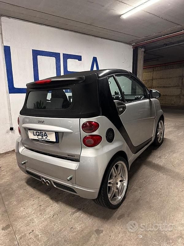 Usata Smart ForTwo Cabrio Brabus 71 CV (52 kW) 2009 Grigio Cabrio