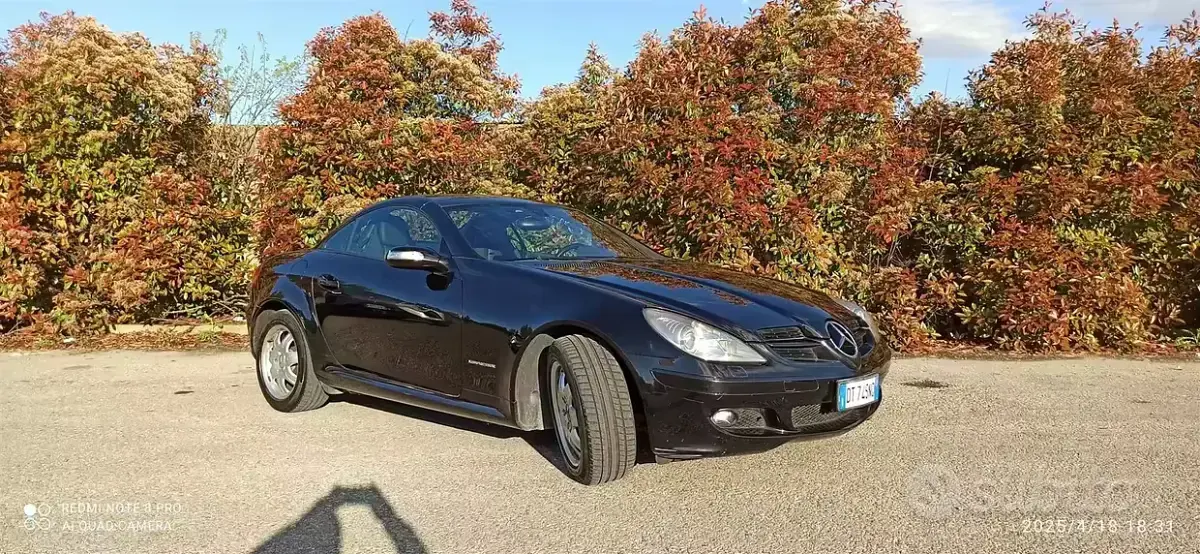Usata Mercedes SLK200 163 CV (119 kW) 2006 Nero Cabrio