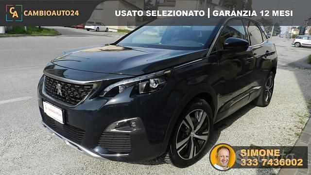 Usata Peugeot 3008 GT-line 131 CV (96 kW) 2019 Blu SUV