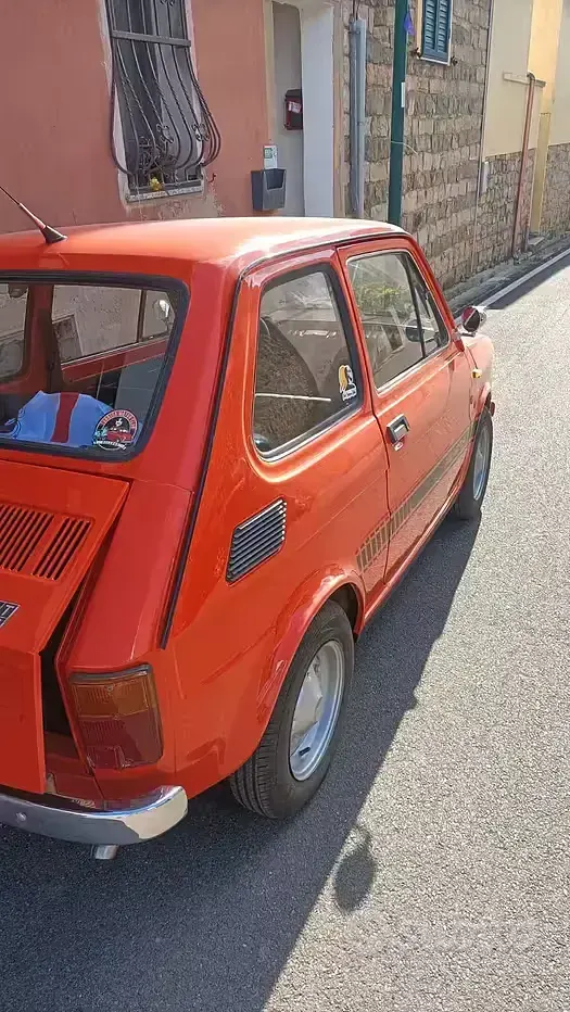 Usata Fiat 126 1980 Rosso Utilitaria
