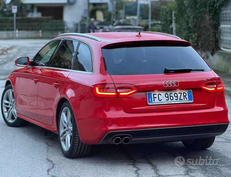 Usata Audi A4 S-Line 190 CV (139 kW) 2016 Rosso Station wagon