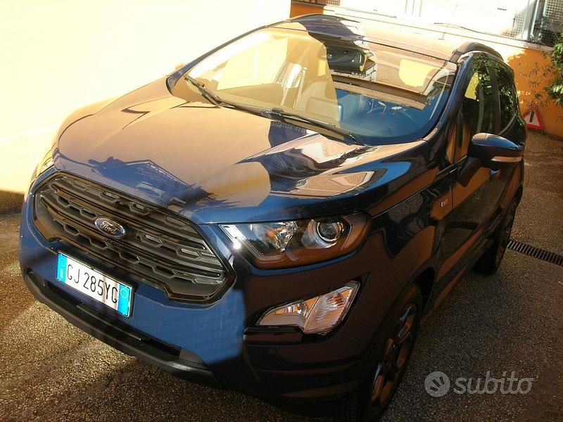Usata Ford Ecosport ST-Line 125 CV (91 kW) 2022 Blu/azzurro SUV