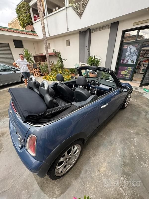 Usata Mini Cooper S Cabriolet 170 CV (125 kW) 2006 Blu Cabrio