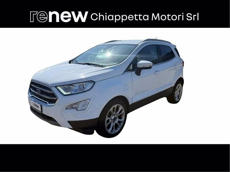 Usata Ford Ecosport Titanium S 95 CV (69 kW) 2020 Bianco SUV