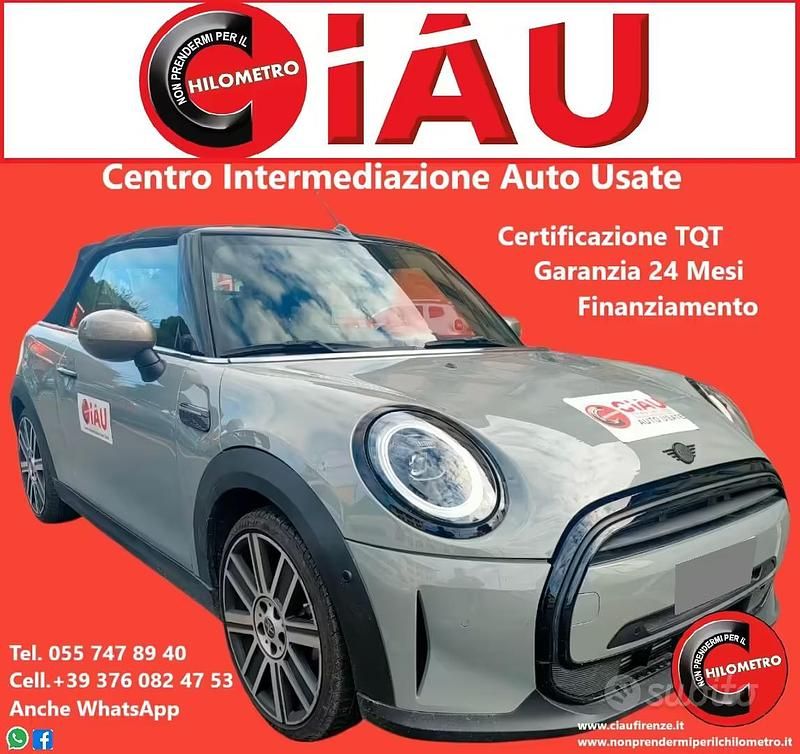 Usata Mini Cooper S Cabriolet 135 CV (99 kW) 2022 Grigio Cabrio