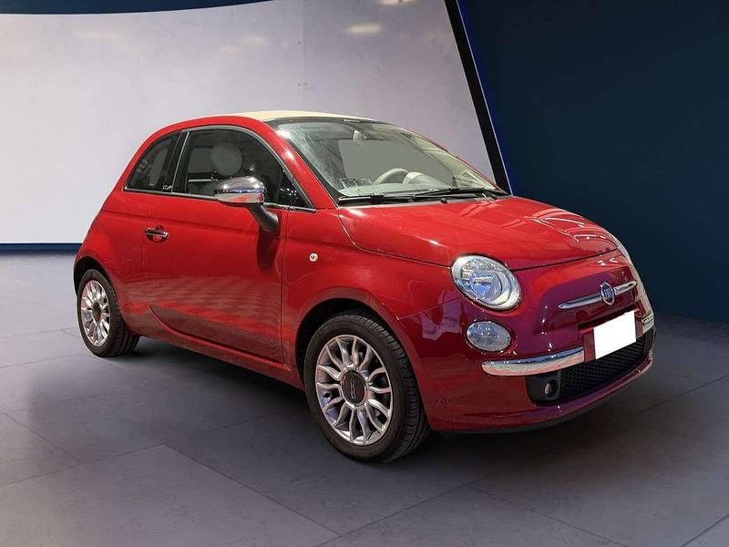 Usata Fiat 500C Lounge 95 CV (69 kW) 2013 Rosso Cabrio