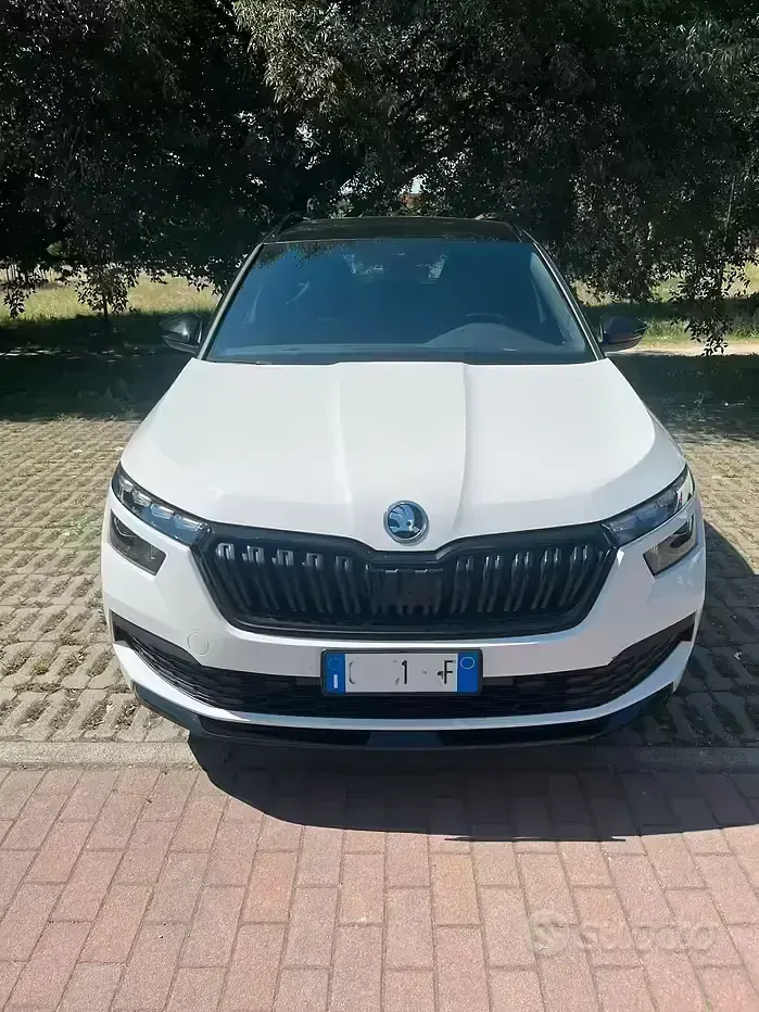 Usata Skoda Kamiq Monte Carlo 110 CV (80 kW) 2023 Bianco SUV
