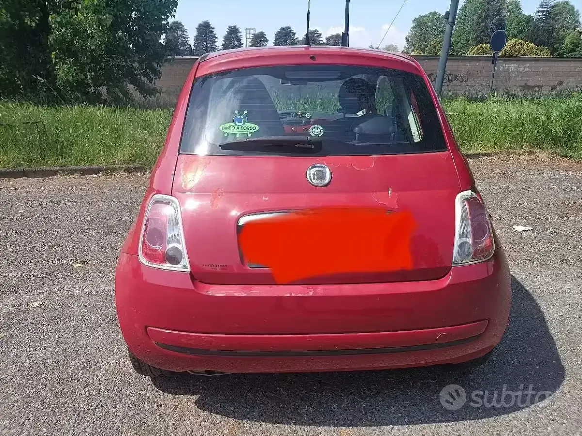 Usata Fiat 500 69 CV (50 kW) 2008 Rosso Utilitaria
