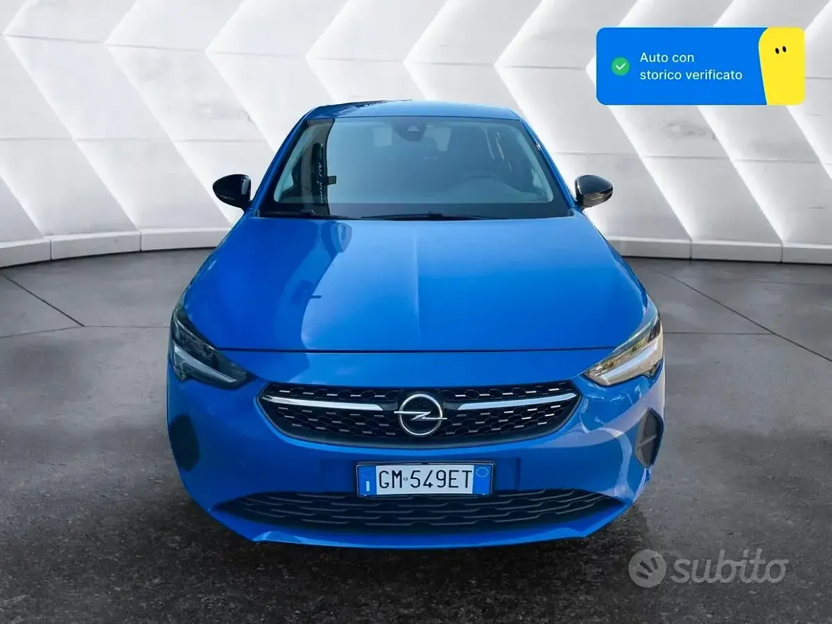 Usata Opel Corsa Elegance 102 CV (75 kW) 2022 Blu Utilitaria