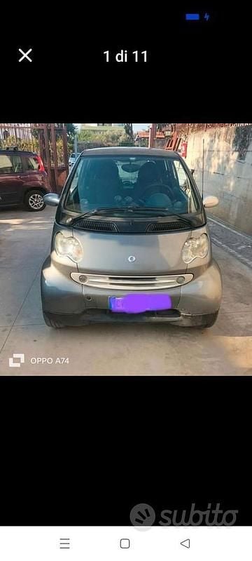 Begagnad Smart ForTwo Coupé Pulse 61 HK (44 kW) 2005 Grå Sportkupé