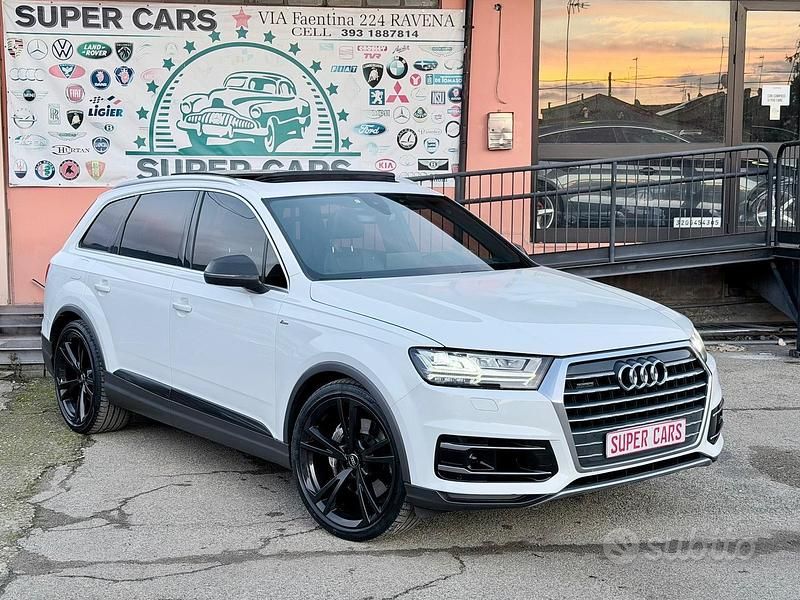 Bianco Usata 2019 Audi Q7 S-line plus SUV | 28.900 € (Super prezzo) - Immagine 1/4