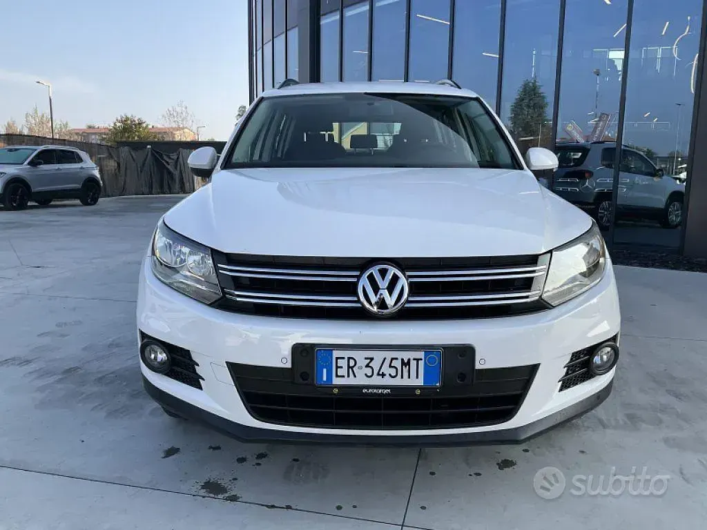 Usata VW Tiguan Trendline 110 CV (80 kW) 2013 Bianco SUV