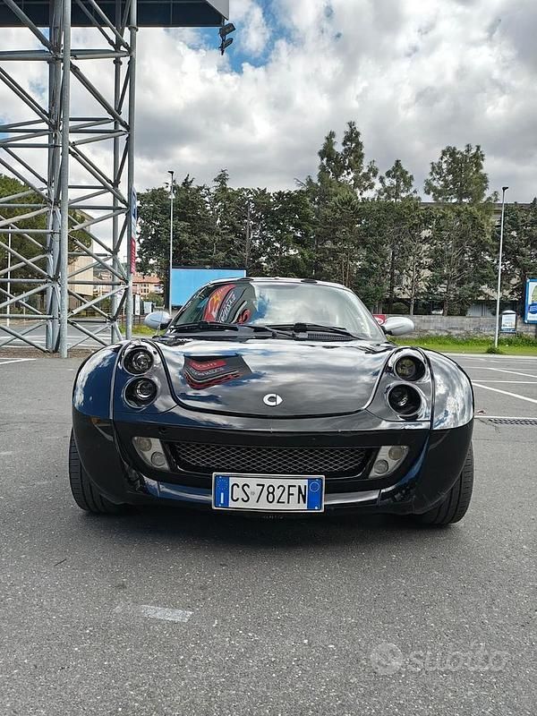Usata Smart Roadster 82 CV (60 kW) 2004 Nero Cabrio
