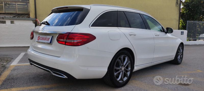 Usata Mercedes C220 170 CV (125 kW) 2015 Bianco Station wagon