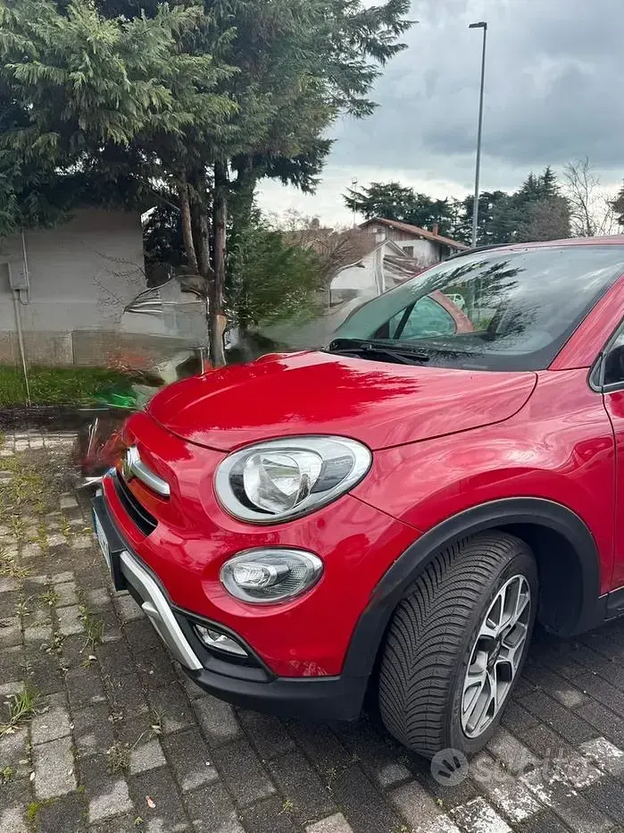 Usata Fiat 500X Cross 95 CV (69 kW) 2017 Rosso SUV