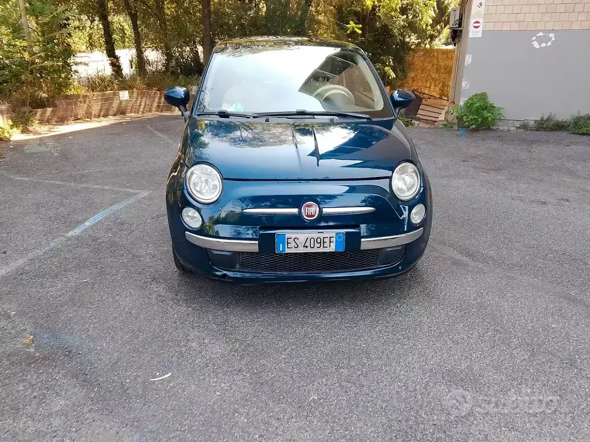 Usata Fiat 500 Lounge 69 CV (50 kW) 2013 Bluazzurro Berlina