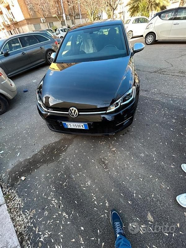 Usata VW Golf VII R-line 2019 Nero Berlina