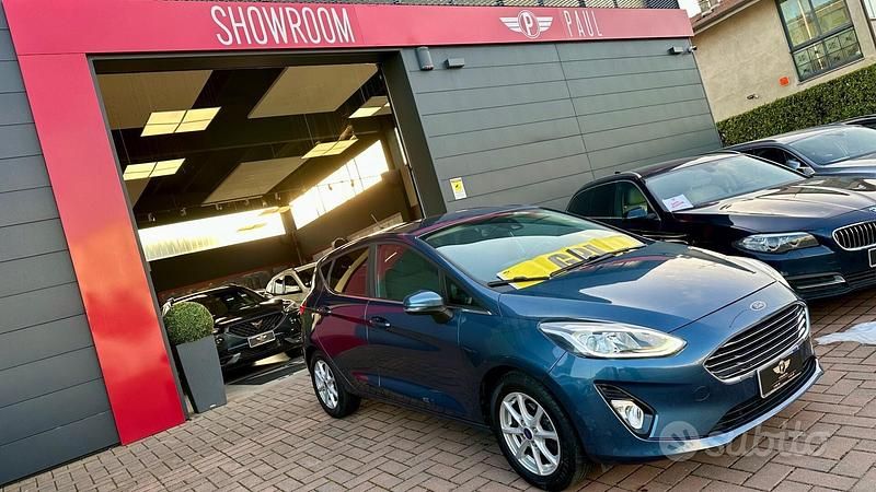 Usata Ford Fiesta Titanium 75 CV (55 kW) 2020 Blu/azzurro Berlina
