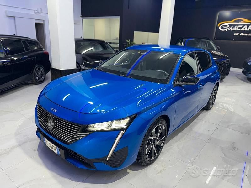 Usata Peugeot 308 Allure 131 CV (96 kW) 2022 Blu Berlina