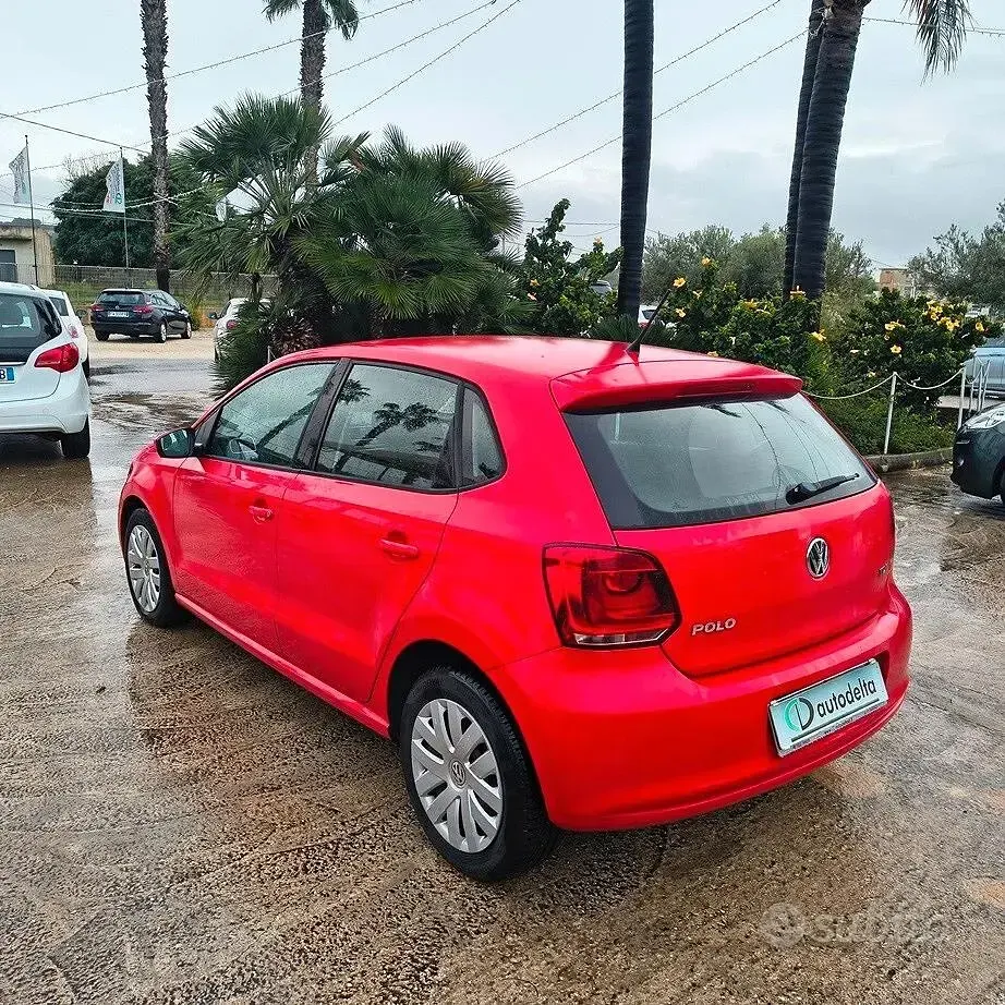 Usata VW Polo Comfortline 75 CV (55 kW) 2015 Rosso Berlina