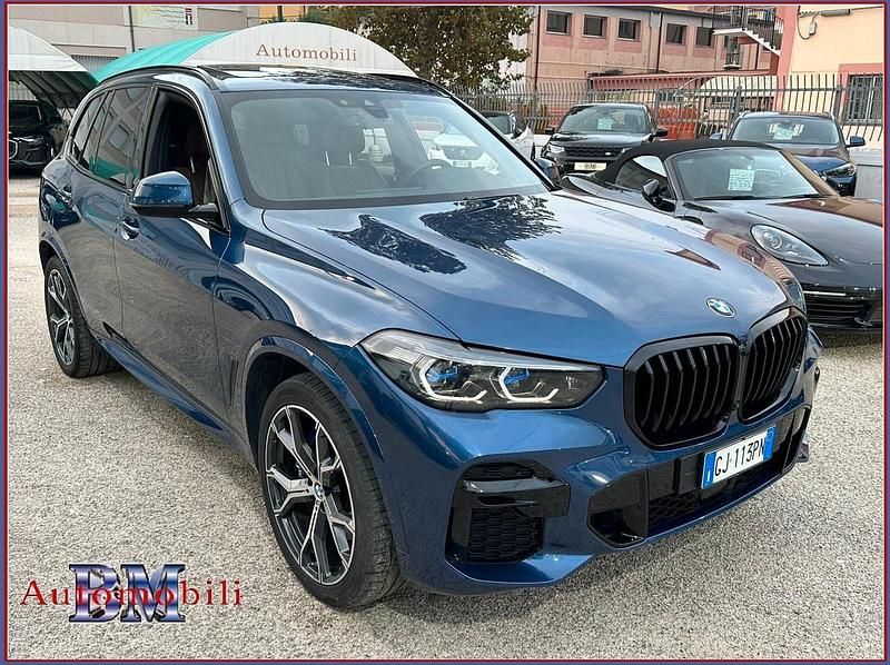 Usata BMW X5 M Sport 286 CV (210 kW) 2022 Blu SUV