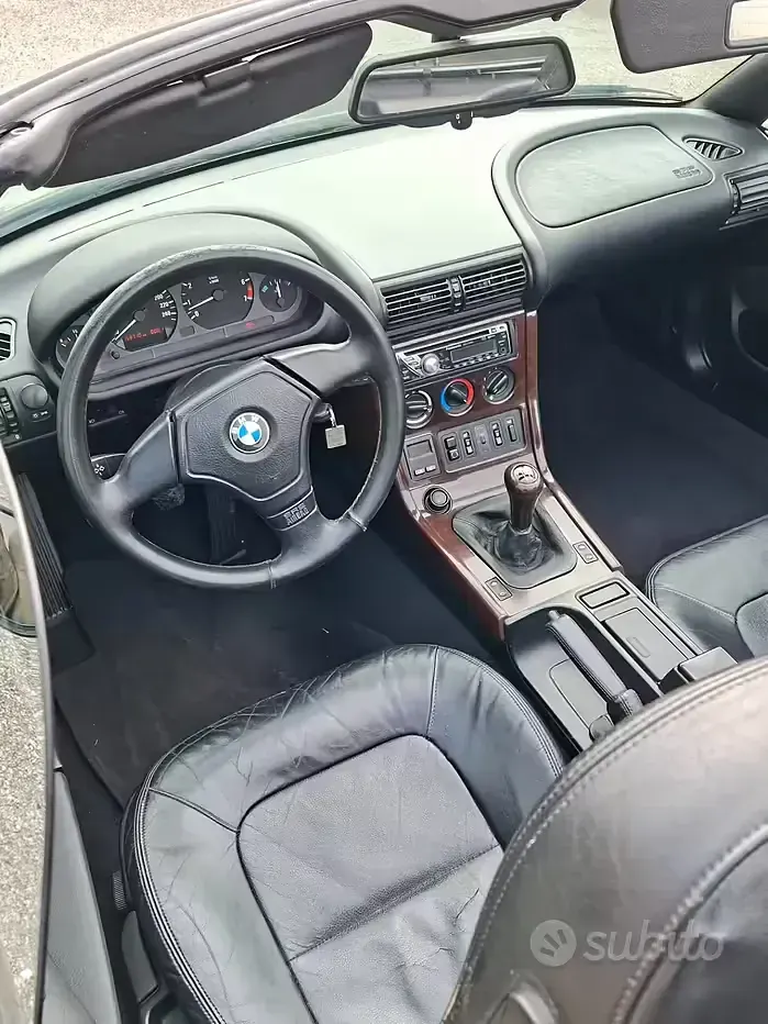 Usata BMW 325 Cabriolet 150 CV (110 kW) 1994 Nero Cabrio