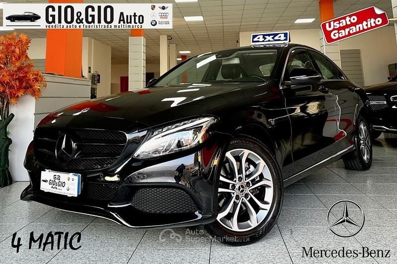Usata Mercedes C220 170 CV (125 kW) 2018 Nero Berlina