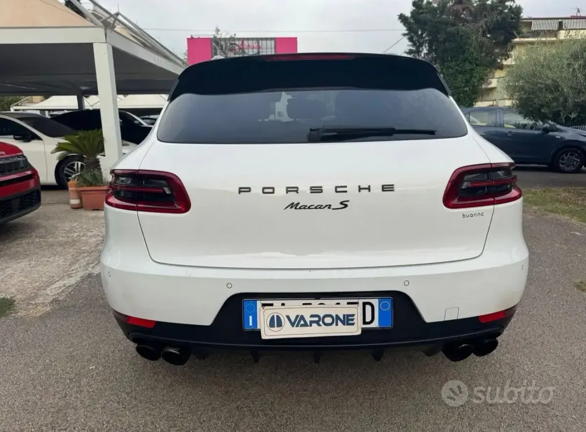 Usata Porsche Macan S 250 CV (183 kW) 2015 Bianco SUV