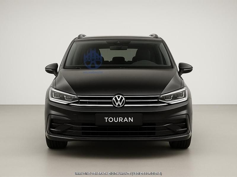 Usata VW Touran R-line 150 CV (110 kW) 2025 Nero Monovolume