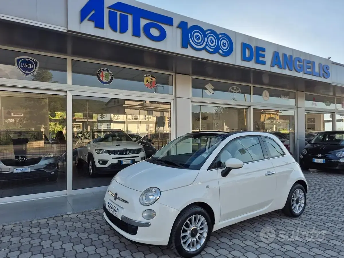 Usata Fiat 500C 69 CV (50 kW) 2014 Bianco Cabrio