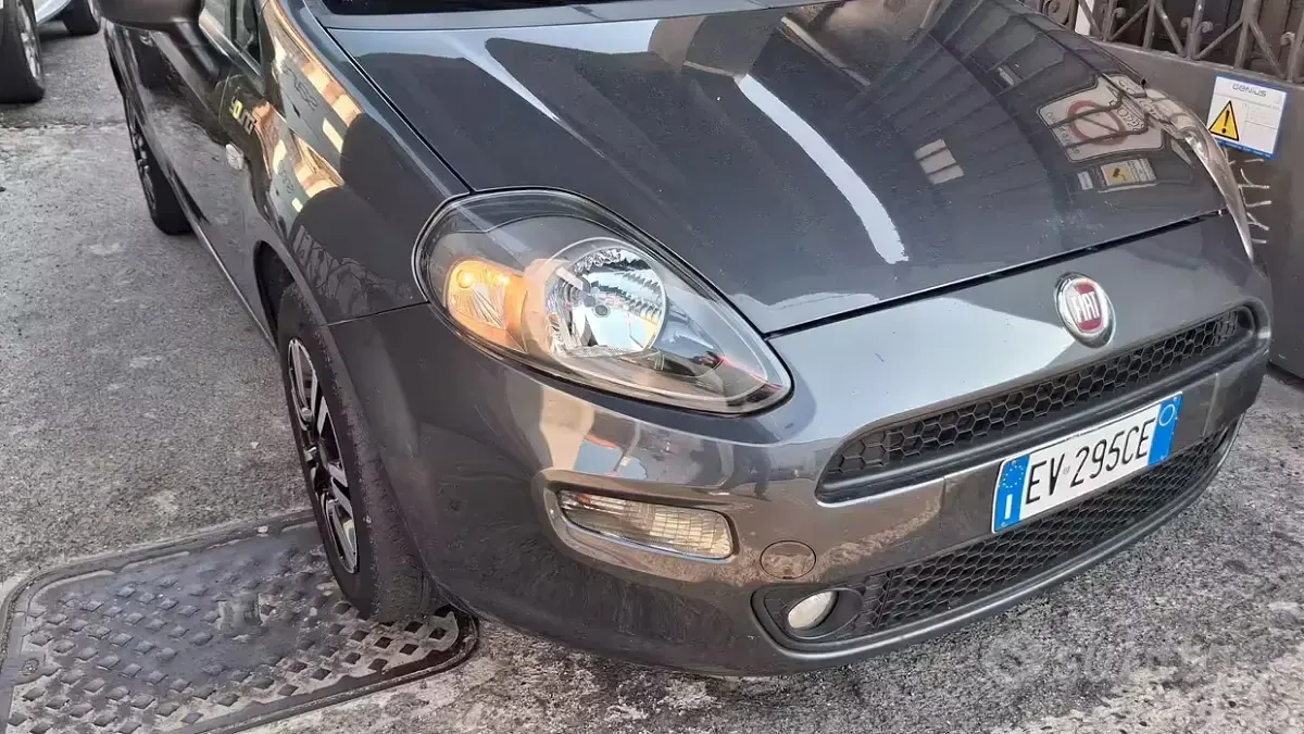Usata Fiat Punto Young 69 CV (50 kW) 2014 Grigio Utilitaria