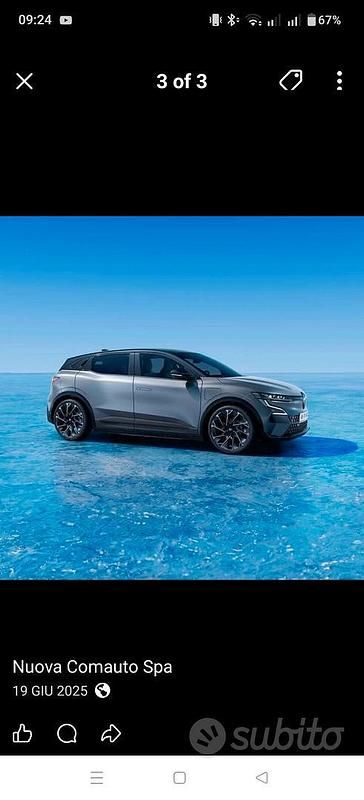 Usata Renault Megane E-Tech 161 kW (220 CV) 2023 Grigio SUV