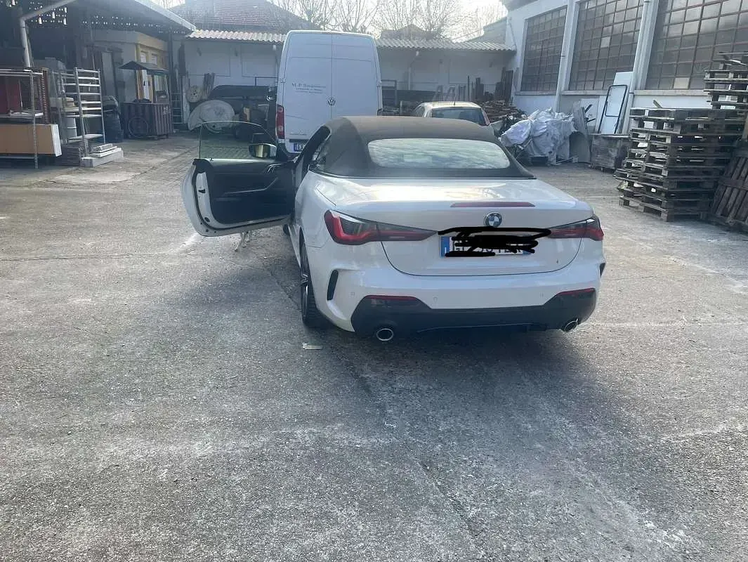 Usata BMW 420 Cabriolet M Sport 190 CV (139 kW) 2021 Bianco Cabrio