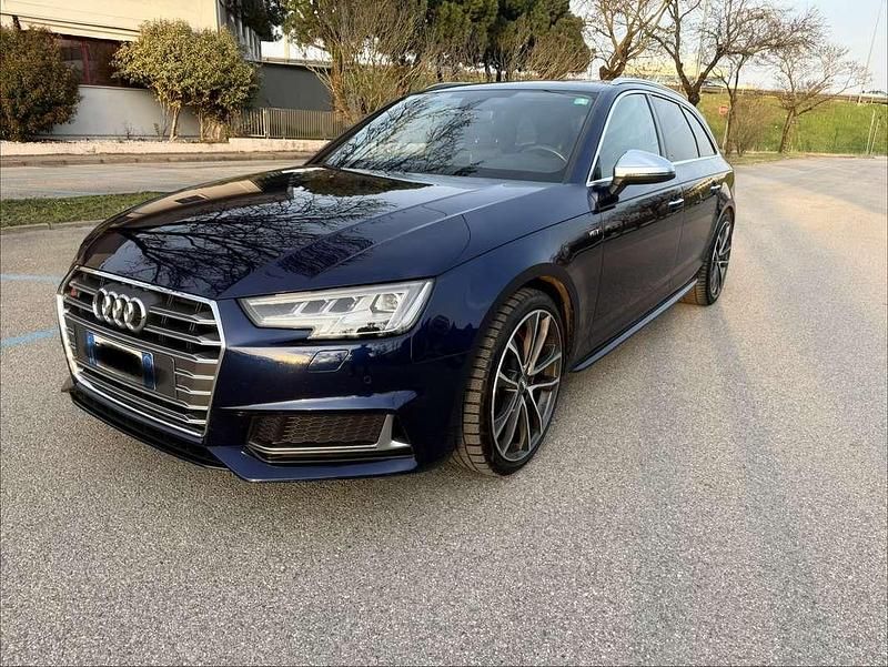 Usata Audi S4 Business 354 CV (260 kW) 2017 Blu Station wagon