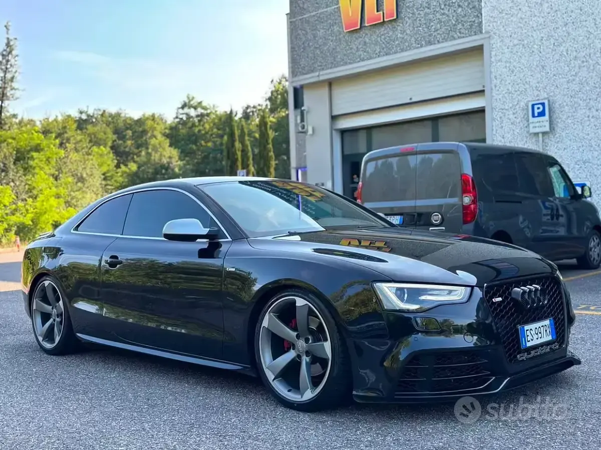 Usata Audi A5 S-Line 177 CV (130 kW) 2013 Nero Coupé