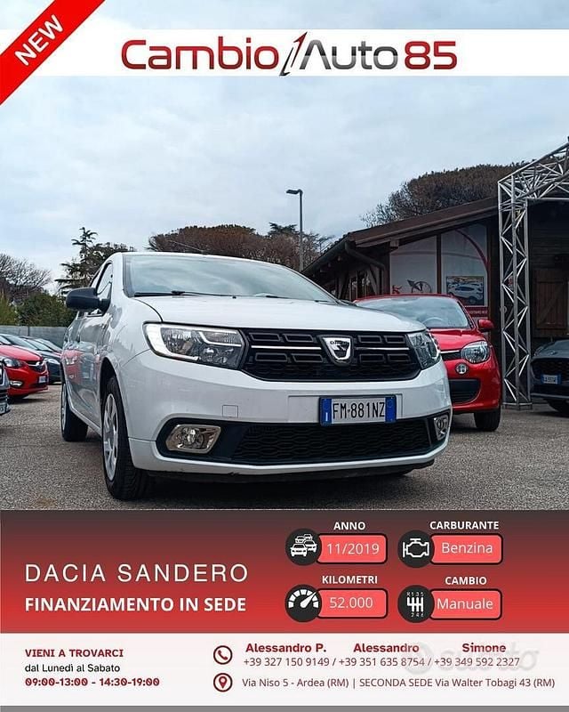 Usata Dacia Sandero Stepway 90 CV (66 kW) 2018 Bianco Berlina