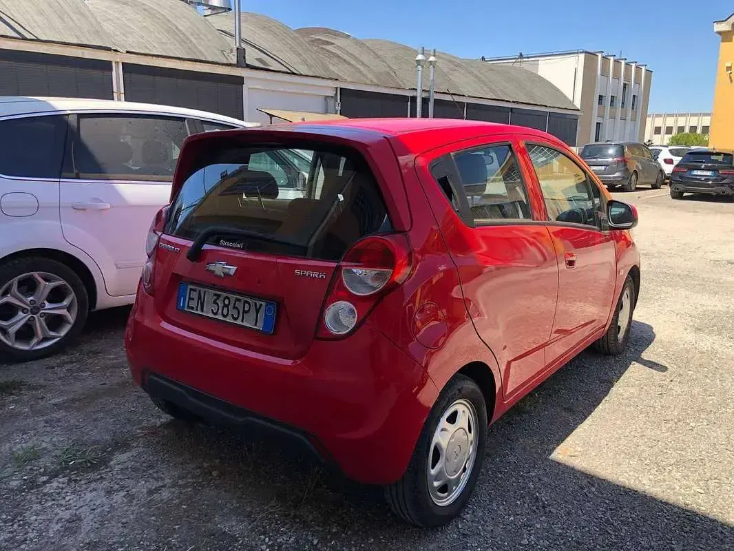 Usata Chevrolet Spark LS 68 CV (50 kW) 2013 Rosso Utilitaria