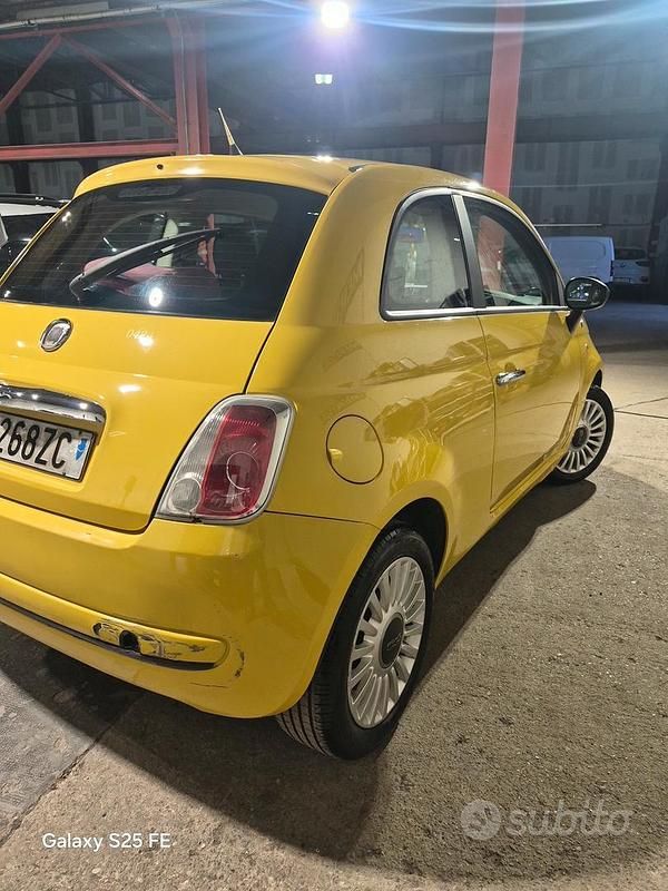 Usata Fiat 500 Pop 2008 Giallo Utilitaria