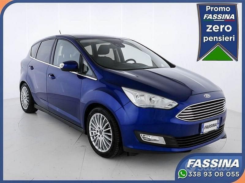 Blu Usata 2019 Ford C-MAX Titanium Monovolume | 15.800 € (Molto cara) - Immagine 1/4