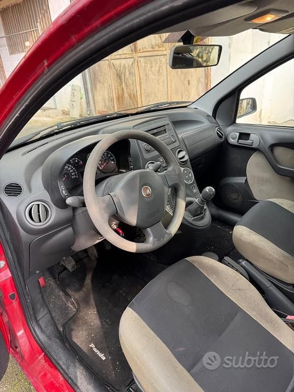 Usata Fiat Panda 2009 Rosso Utilitaria