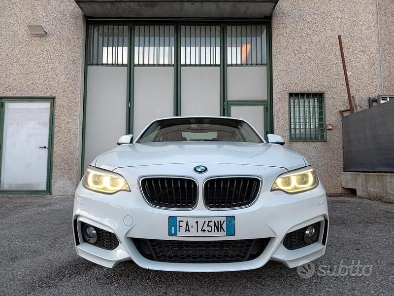 Usata BMW 218 M Sport 136 CV (100 kW) 2015 Bianco Coupé