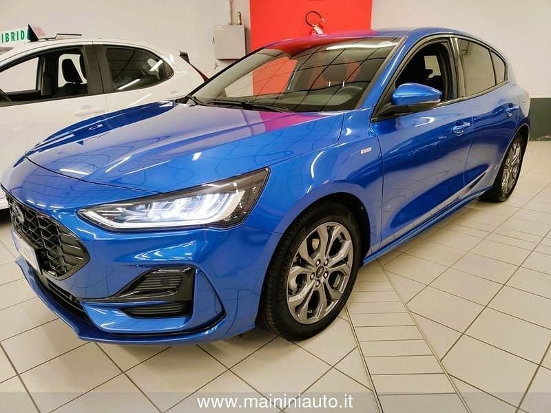 Usata Ford Focus ST-Line 125 CV (91 kW) 2022 Blu Utilitaria