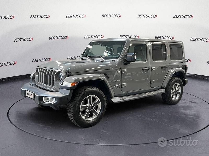 Usata Jeep Wrangler Sahara 200 CV (147 kW) 2019 Grigio SUV
