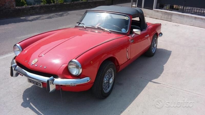 Usata Triumph Spitfire 1970 Rosso Cabrio